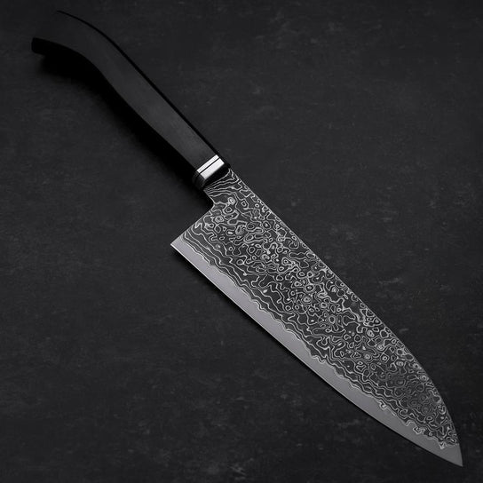 Santoku SG-2 Kurozome Damas Manche en Ébène 180mm