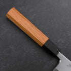 Aideba Blue Steel #1 Hon-Kasumi Manche en Buffle et Bois de Teck 165mm-[Musashi]-[Couteaux de cuisine japonais]