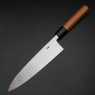 Aideba White Steel #2 Kasumi Manche en Buffle et Bois de Teck 210mm-[Musashi]-[Couteaux de cuisine japonais]