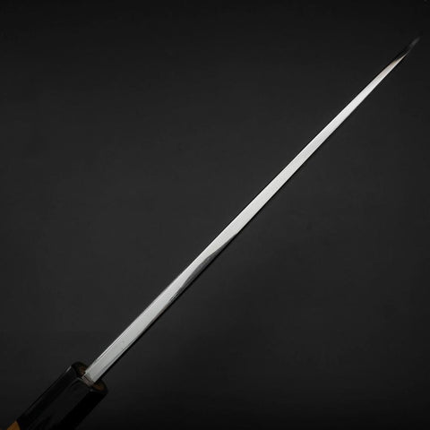 Aideba White Steel #2 Kasumi Manche en Buffle et Bois de Teck 210mm-[Musashi]-[Couteaux de cuisine japonais]