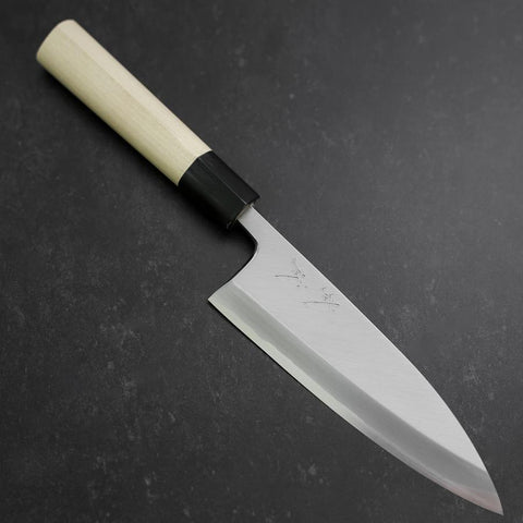 Aideba White Steel #2 Kasumi Manche en Buffle et Magnolia 165mm-[Musashi]-[Couteaux de cuisine japonais]
