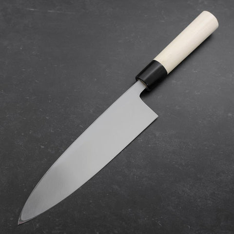 Aideba White Steel #2 Kasumi Manche en Buffle et Magnolia 210mm-[Musashi]-[Couteaux de cuisine japonais]