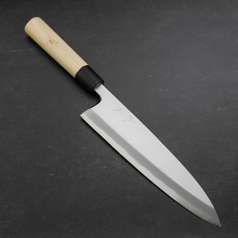 Aideba White steel #2 Kasumi Buffalo Magnolia Handle 225mm-[Musashi]-[Couteaux de cuisine japonais]