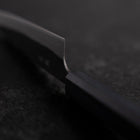Ajikiri Blue Steel #1 Damas Manche Urushi Bleu Sombre 145mm-[Musashi]-[Couteaux de cuisine japonais]