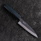 Ajikiri Blue Steel #1 Damas Manche Urushi Bleu Sombre 145mm-[Musashi]-[Couteaux de cuisine japonais]