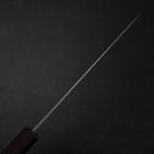 Ajikiri Blue Steel #1 Kurouchi Purpre Manche Urushi 145mm-[Musashi]-[Couteaux de cuisine japonais]