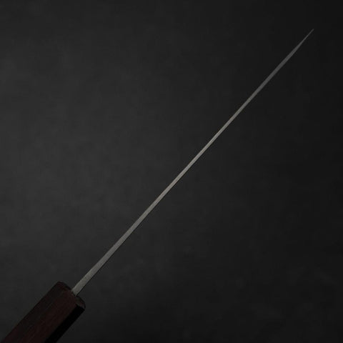 Ajikiri Blue Steel #1 Kurouchi Purpre Manche Urushi 145mm-[Musashi]-[Couteaux de cuisine japonais]
