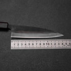Ajikiri Blue Steel #1 Kurouchi Purpre Manche Urushi 145mm-[Musashi]-[Couteaux de cuisine japonais]