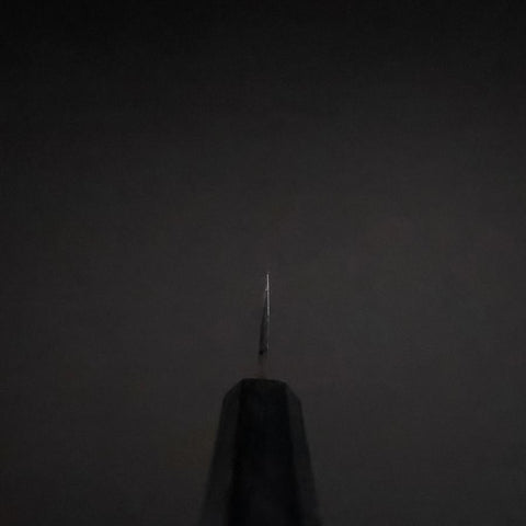 Ajikiri Blue Steel #2 Kurouchi Manche Urushi Bleu 105mm-[Musashi]-[Couteaux de cuisine japonais]