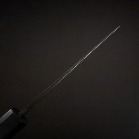 Ajikiri Blue Steel #2 Kurouchi Manche Urushi Bleu 105mm-[Musashi]-[Couteaux de cuisine japonais]