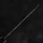 Ajikiri White Steel #2 Kurouchi Manche Ishime Urushi Noir 105mm-[Musashi]-[Couteaux de cuisine japonais]