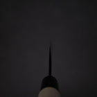 Ajikiri White Steel #2 Kurouchi Manche en Buffle et Magnolia Oval 105mm-[Musashi]-[Couteaux de cuisine japonais]