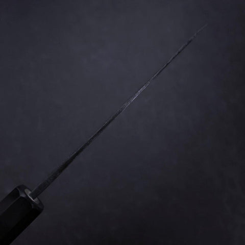 Ajikiri White Steel #2 Kurouchi Manche en Buffle et Magnolia 105mm-[Musashi]-[Couteaux de cuisine japonais]