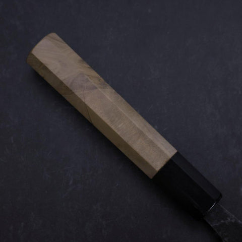 Ajikiri White Steel #2 Kurouchi Manche en Buffle et Magnolia 105mm-[Musashi]-[Couteaux de cuisine japonais]