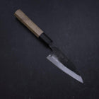 Ajikiri White Steel #2 Kurouchi Manche en Buffle et Magnolia 105mm-[Musashi]-[Couteaux de cuisine japonais]
