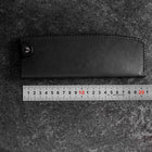 Black Leather Sheath for Nakiri Knife 180mm (7”)-[Musashi]-[Couteaux de cuisine japonais]