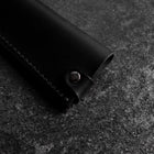Black Leather Sheath for Sujihiki Knife 210mm~270mm (10.6”)-[Musashi]-[Couteaux de cuisine japonais]