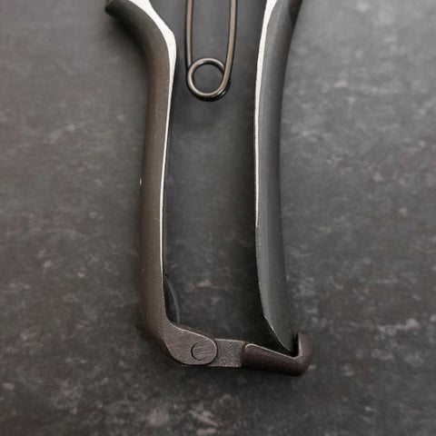 Black Musashi Pruning Shears / Garden Scissors A Type Damascus Forged Handmade 200mm-[Musashi]-[Couteaux de cuisine japonais]