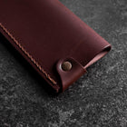 Brown Leather Sheath for Nakiri Knife 180mm (7”)-[Musashi]-[Couteaux de cuisine japonais]
