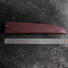 Brown Leather Sheath for Sujihiki Knife 210~270mm (10.6”)-[Musashi]-[Couteaux de cuisine japonais]