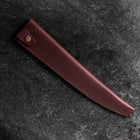Brown Leather Sheath for Sujihiki Knife 210~270mm (10.6”)-[Musashi]-[Couteaux de cuisine japonais]