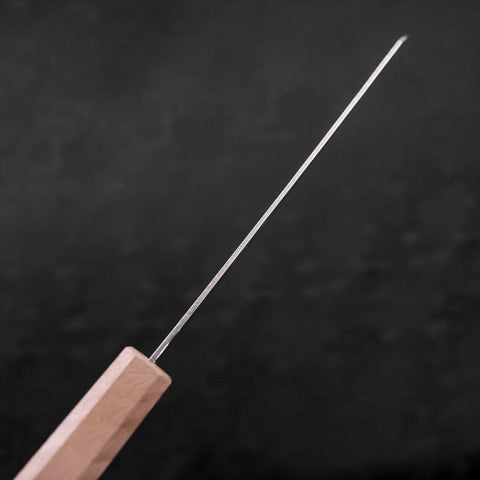 Bunka AUS-10 Nashiji Damas Miroir Manche Urushi Blanc 170mm-[Musashi]-[Couteaux de cuisine japonais]