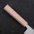 Bunka AUS-10 Nashiji Damas Miroir Manche Urushi Blanc 170mm-[Musashi]-[Couteaux de cuisine japonais]