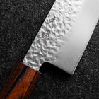 Bunka AUS-8 Tsuchime Manche en Acajou 180mm-[Musashi]-[Couteaux de cuisine japonais]