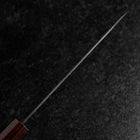 Bunka AUS-8 Tsuchime Manche en Acajou 180mm-[Musashi]-[Couteaux de cuisine japonais]
