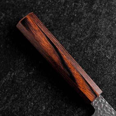 Bunka AUS-8 Tsuchime Manche en Acajou 180mm-[Musashi]-[Couteaux de cuisine japonais]