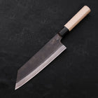 Bunka Blue Steel #1 Kurouchi Dark Blue Urushi Handle 190mm (7.5”)-[Musashi]-[Couteaux de cuisine japonais]