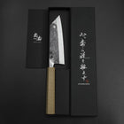 Bunka Blue Steel #1 Kurouchi Manche Urushi Blanc 170mm-[Musashi]-[Couteaux de cuisine japonais]