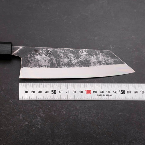 Bunka Blue Steel #1 Kurouchi Manche Urushi Bleu Sombre 170mm-[Musashi]-[Couteaux de cuisine japonais]