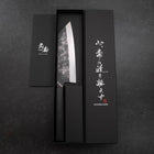 Bunka Blue Steel #1 Kurouchi Manche Urushi Bleu Sombre 170mm-[Musashi]-[Couteaux de cuisine japonais]