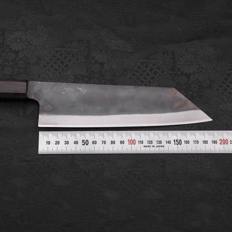 Bunka Blue Steel #1 Kurouchi Manche en Ébène 190mm-[Musashi]-[Couteaux de cuisine japonais]