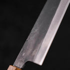 Bunka Blue Steel #1 Revêtement Inox Kurouchi Manche en Chêne 190mm-[Musashi]-[Couteaux de cuisine japonais]