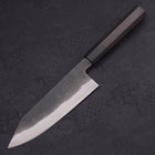 Bunka Blue Steel #2 Kurouchi Chokin Tigre-Bambou Manche en Buffle et Ébène 175mm-[Musashi]-[Couteaux de cuisine japonais]