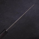 Bunka Blue Steel #2 Kurouchi Chokin Tigre-Bambou Manche en Buffle et Ébène 175mm-[Musashi]-[Couteaux de cuisine japonais]