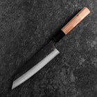 Bunka Blue Steel #2 Kurouchi Damas Manche en Buffle et Noyer 180mm-[Musashi]-[Couteaux de cuisine japonais]