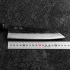 Bunka Blue Steel #2 Kurouchi Damas Manche en Buffle et Noyer 180mm-[Musashi]-[Couteaux de cuisine japonais]