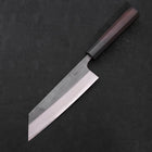 Bunka Blue Steel #2 Kurouchi Damascus Buffalo Ebony Handle 165mm (6.5”)-[Musashi]-[Couteaux de cuisine japonais]