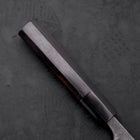 Bunka Blue Steel #2 Kurouchi Damascus Buffalo Ebony Handle 165mm (6.5”)-[Musashi]-[Couteaux de cuisine japonais]