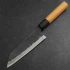 Bunka Blue Steel #2 Kurouchi Manche Sumi Urushi 165mm-[Musashi]-[Couteaux de cuisine japonais]