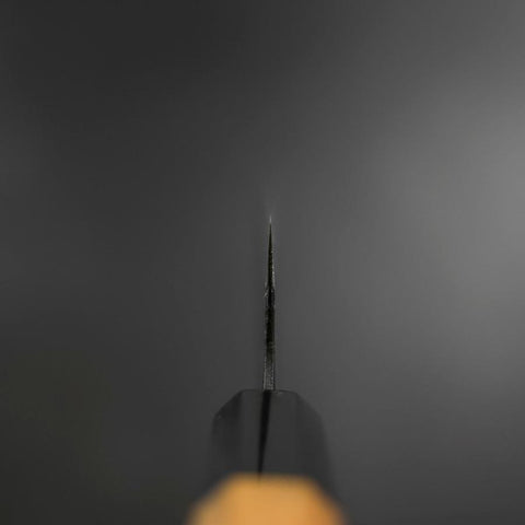 Bunka Blue Steel #2 Kurouchi Manche Sumi Urushi 165mm-[Musashi]-[Couteaux de cuisine japonais]