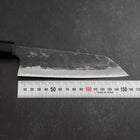 Bunka Blue Steel #2 Kurouchi Manche Sumi Urushi 165mm-[Musashi]-[Couteaux de cuisine japonais]