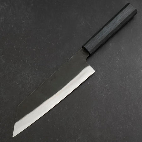 Bunka Blue Steel #2 Kurouchi Manche Urushi Bleu Sombre 190mm-[Musashi]-[Couteaux de cuisine japonais]