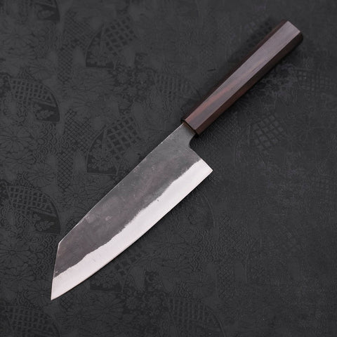Bunka Blue Steel #2 Kurouchi Manche en Ébène 165mm-[Musashi]-[Couteaux de cuisine japonais]