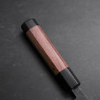 Bunka Blue Steel #2 Revêtement Inox Kurouchi Manche en Noyer 165mm-[Musashi]-[Couteaux de cuisine japonais]