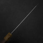 Bunka Blue Steel #2 Revêtement inox Kurouchi Manche en Noyer et Zelkova 180mm-[Musashi]-[Couteaux de cuisine japonais]