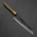 Bunka Blue Steel #2 Revêtement inox Kurouchi Manche en Noyer et Zelkova 180mm-[Musashi]-[Couteaux de cuisine japonais]